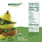 Sprout Organic Baby Food, Stage 2 Pouches, Fruit & Veggie Blend, Pear Kiwi Peas & Spinach, 3.5 Oz Purees (Pack Of 12)