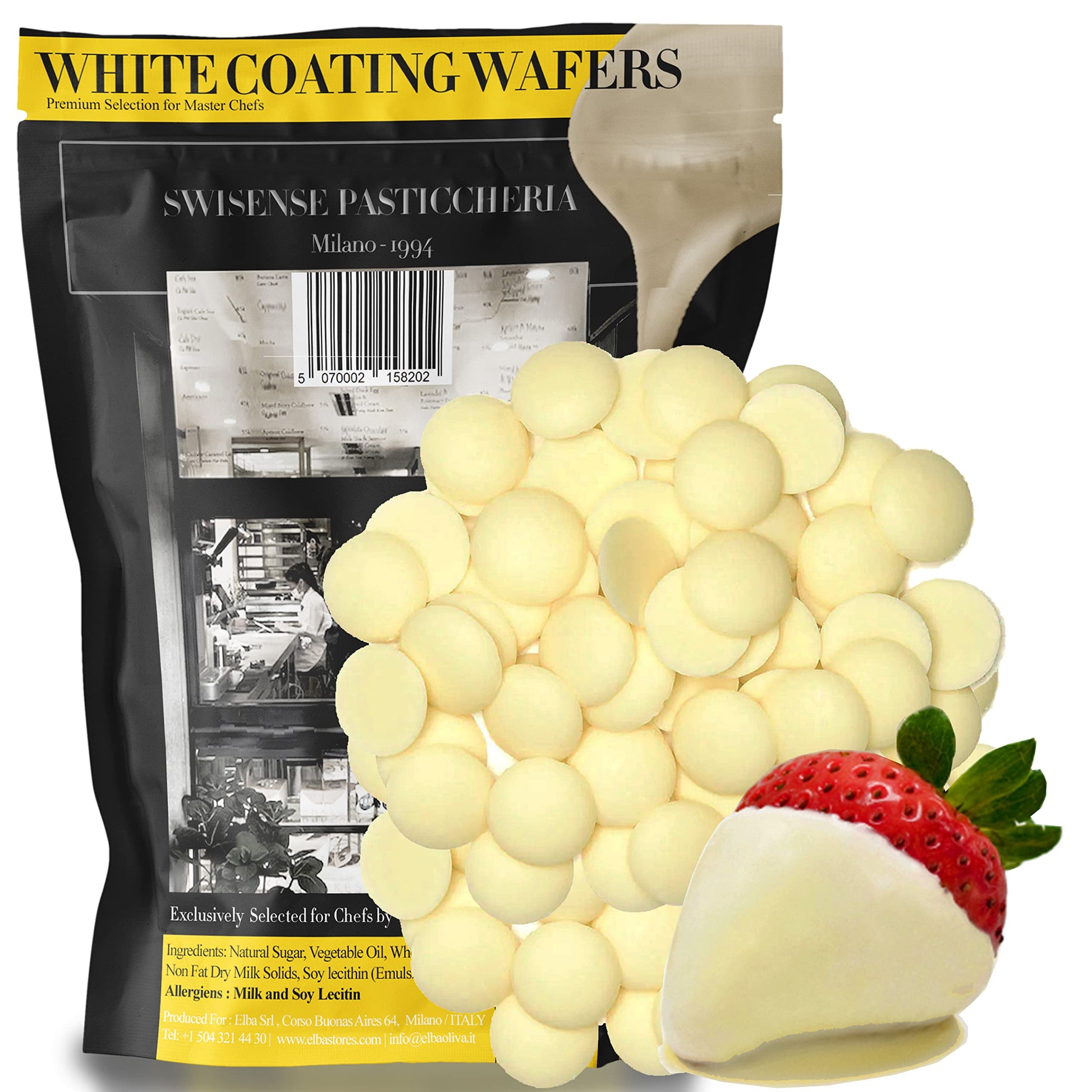 White Melting Chocolate Candy Melts | White Chocolate Melts 5 Lbs| Melting Chocolate Wafers Chips In Healthy Resealable Packaging Perfect For Baking Dipping Chocolate Fountain Fondue Coating Wafer