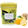 Organic Lemon Ginger Ceylon Green Tea - 50 Packets - Natural Antioxidant Rich Herbal Leaf Teabags - Usda Certified 100% Non-Gmo