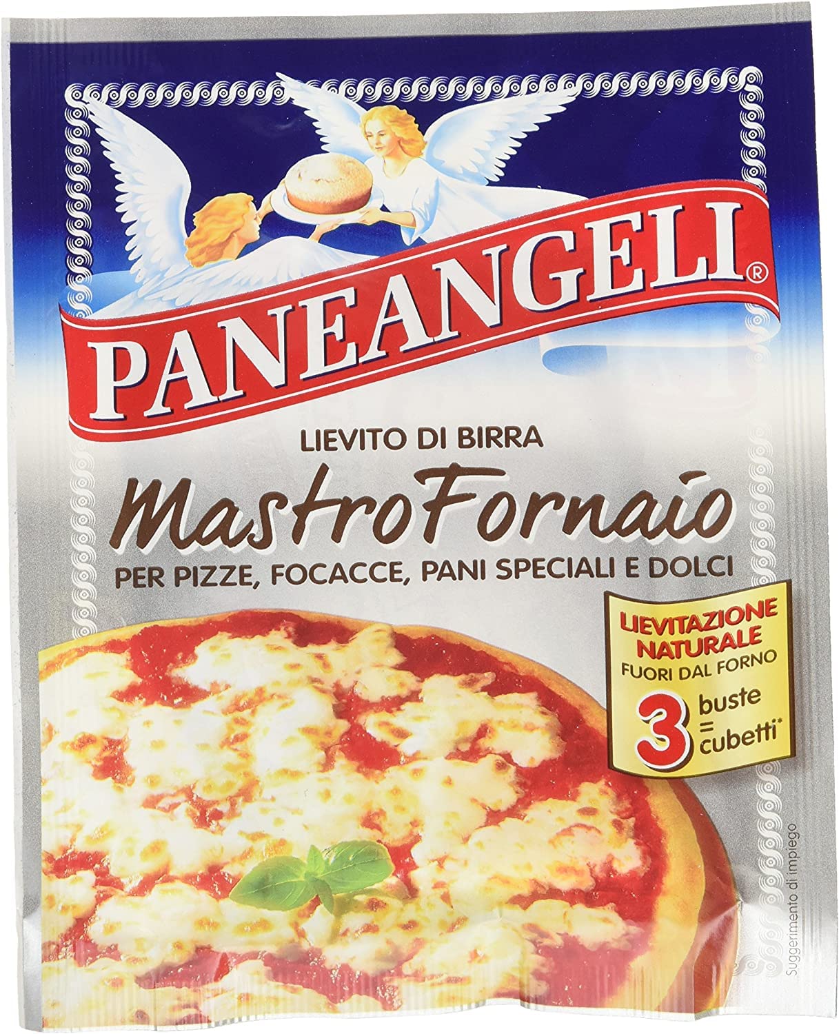 Paneangeli Lievito di Birra Mastro Fornaio Brewers Yeast 0.74oz 21gr, Pack of 6