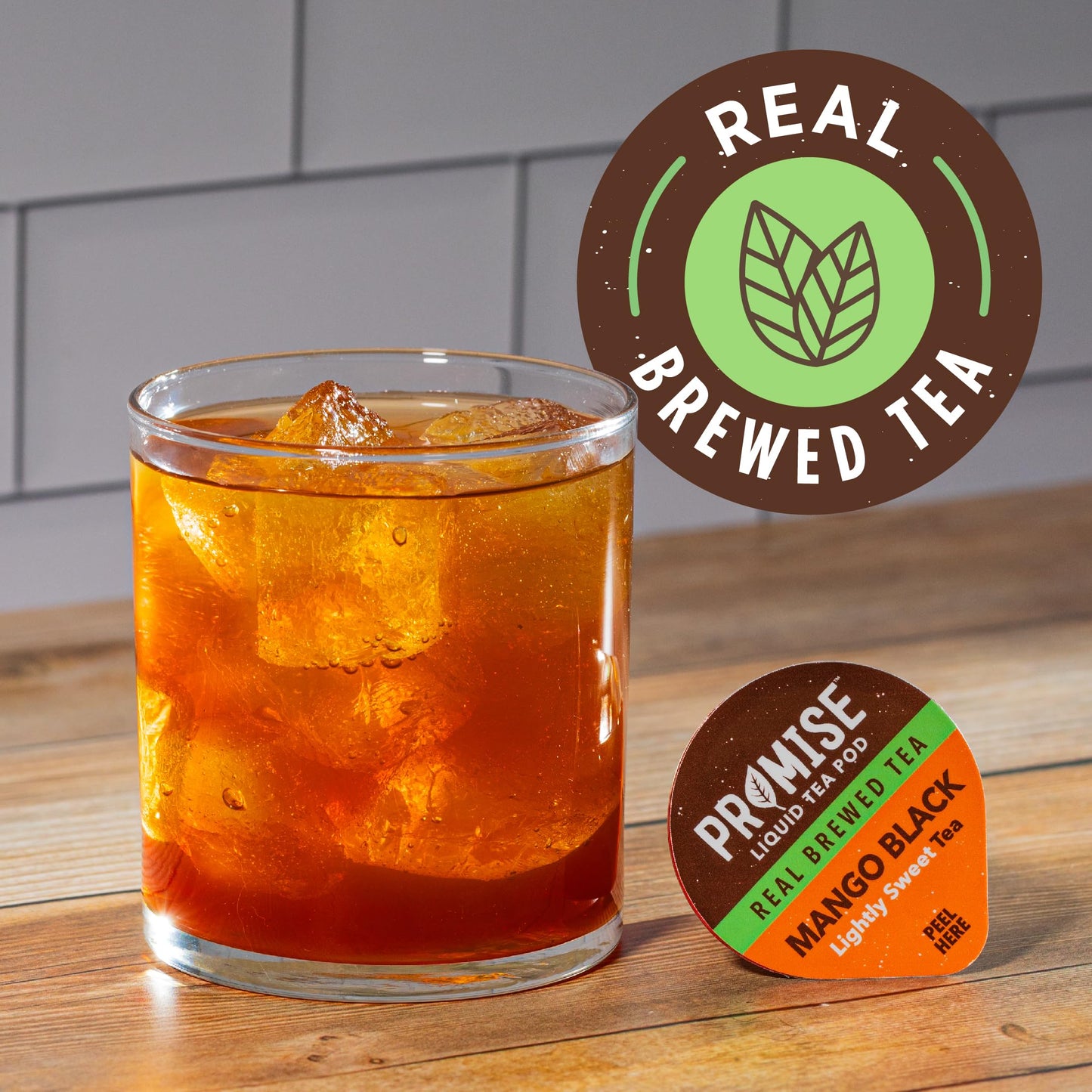 Java House Cold-Brewed Tea Concentrate Pods - Mango Black Lightly Sweet Tea - Pack of 48
