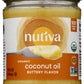 Nutiva Organic Coconut Oil With Butter Flavor From Non-Gmo, Steam Refined, Sustainably Farmed Coconuts, 14-Ounce
