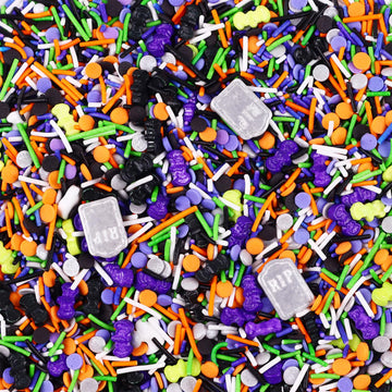 Halloween Sprinkles For Cake Decorations 4.2Oz, Halloween Sprinkles For Cupcake Topper, Ice Cream, Candy, Cookie Perfect For Hal