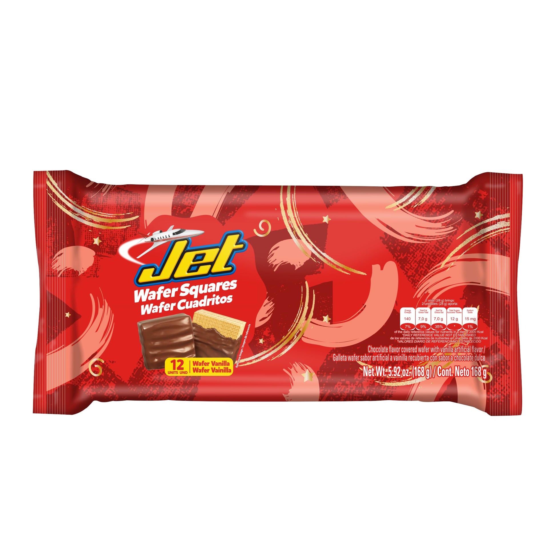 Jet, Chocolate-Covered Vanilla Wafers, 5.92 oz