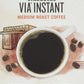 Starbucks Via Instant Coffee Pike Place Roast, (Pack Of 4)
