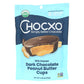 CHOCXO Organic 70% Dark Chocolate Peanut Butter Cups, 3.45 OZ