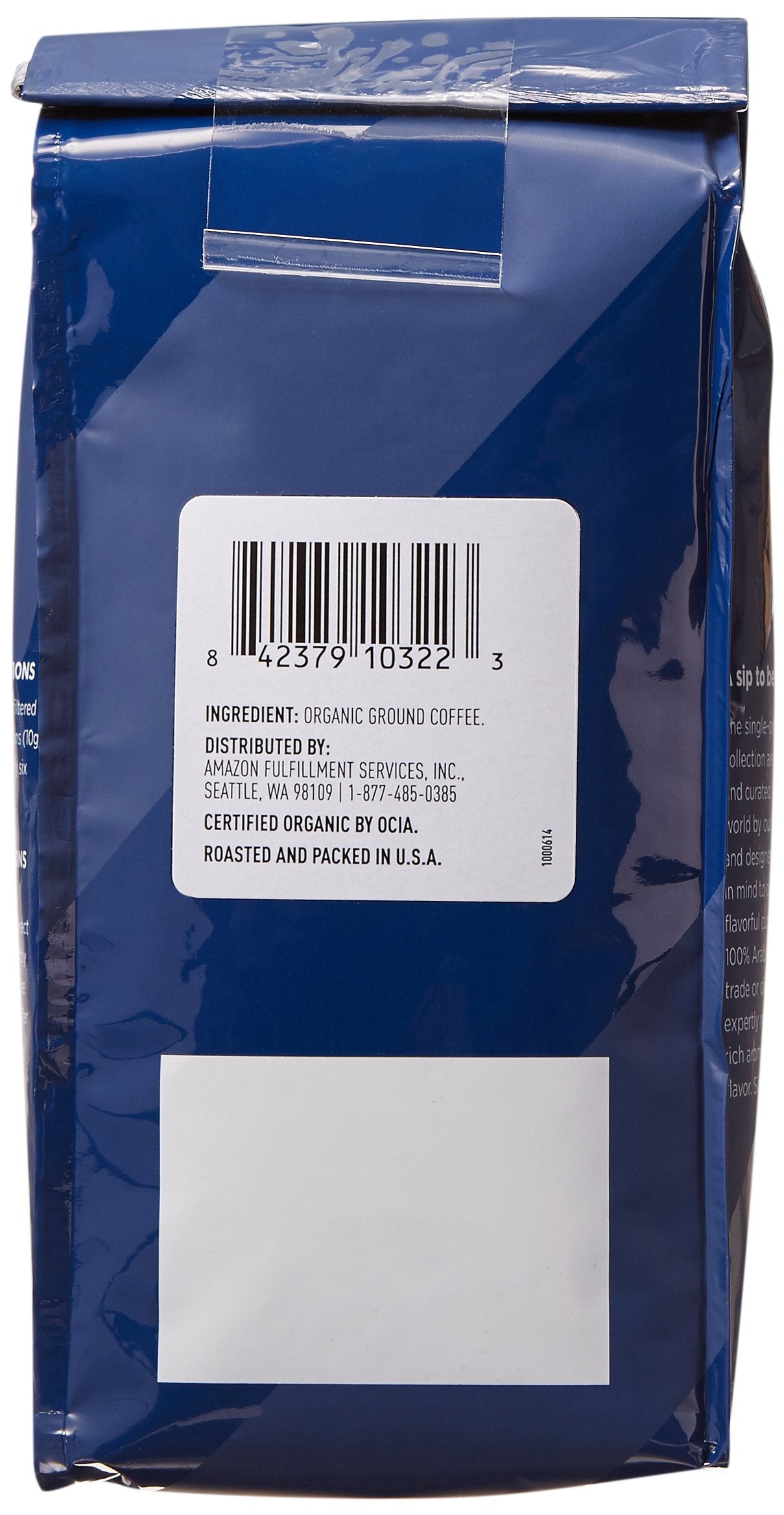 large online retailer Fresh Organic Fair Trade Dark Roast Coffee, 12 Ounce Ground Coffee