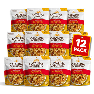 Catalina Crunch Protein Grab & Go Snack Mix | 15g Protein, 2g Sugar per Pouch | Good Source of Fiber, Keto, Gluten Free | Tradit