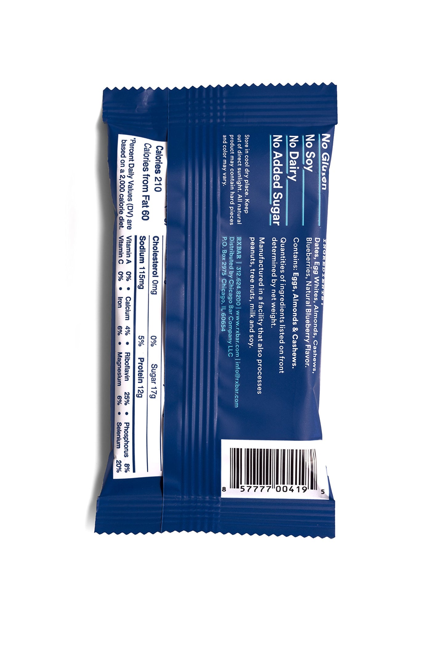 Rxbar Protein Bar Blueberry, 1.8 Oz