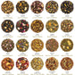 Tea Forte Warming Joy Holiday Assorted Enhanced Tea Chest Gift Sampler, 40 Count, 2 Of Each Variety Blend Individually Wrapped Handcrafted Pyramid Infuser Bags
