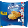 Pillsbury Grands! Southern Style Frozen Breakfast Biscuits, Value Pack, 20 ct., 41.6 oz