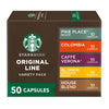 Starbucks By Nespresso Original Line Variety Pack Coffee, 50-Count Espresso Pods