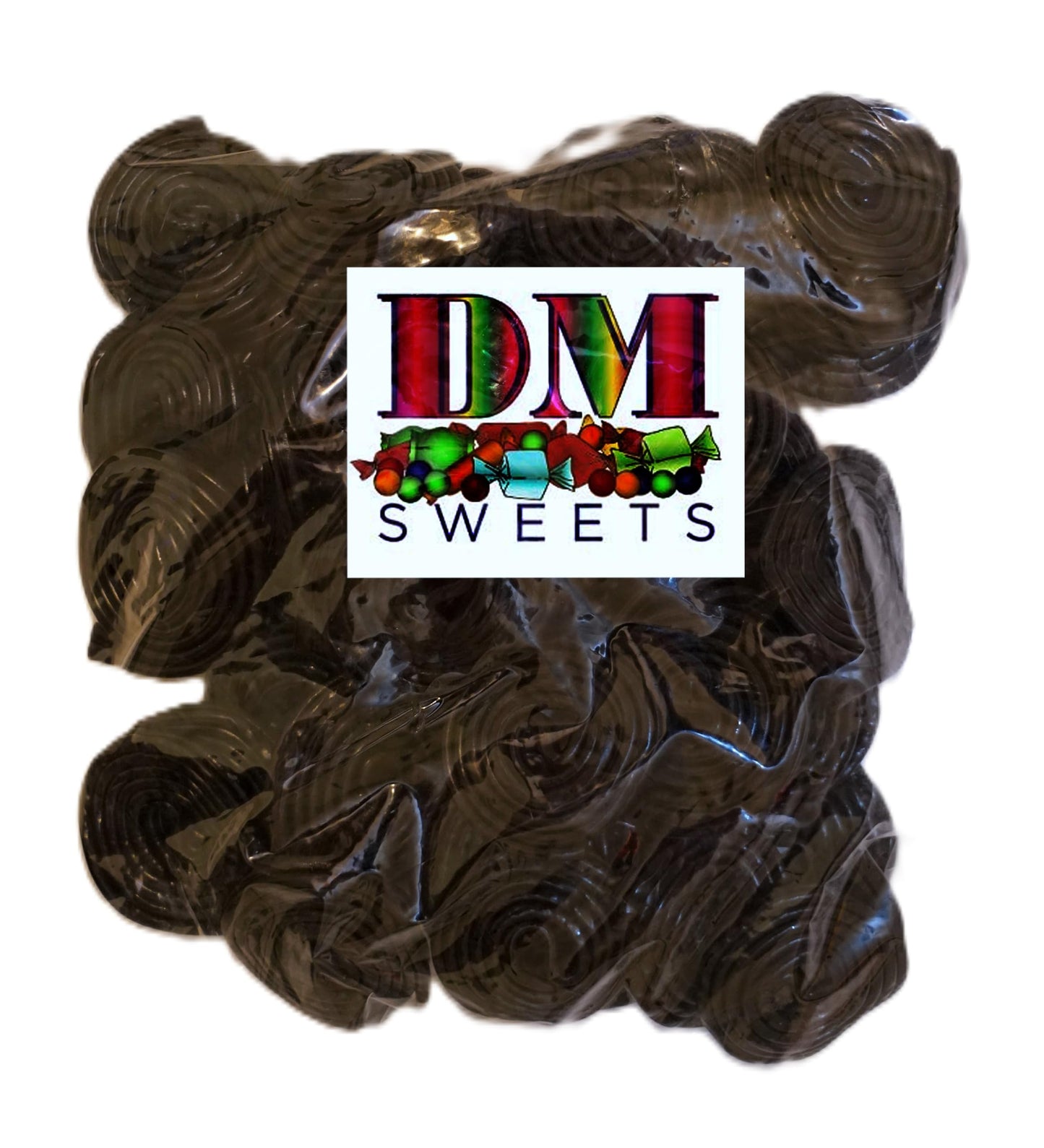 Black Licorice Wheels - 2 Lbs Of Bulk Fresh Sweet Licorice. Approximately 80 Wheels Per Bag