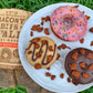 All Y'alls Foods Vegan Bacon Bits - Big and Crunchy - Plant Based, Non-GMO, Gluten Free, High Protein (6-Pack)