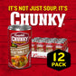 Campbell s Chunky Soup, Old Fashioned Vegetable Beef Soup, 18.8 Ounce Can (12 pack)