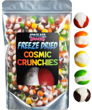 Space Age Snacks Premium Freeze Dried Candy - Cosmic Crunchies - 16 Ounce - Mixed Colors
