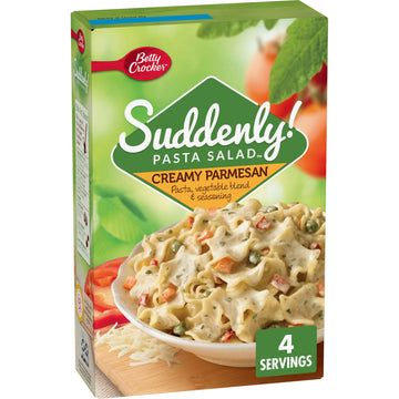 Betty Crocker, Suddenly Salad, Pasta Creamy Parmesan, 6.2Oz Box (Pack Of 4)