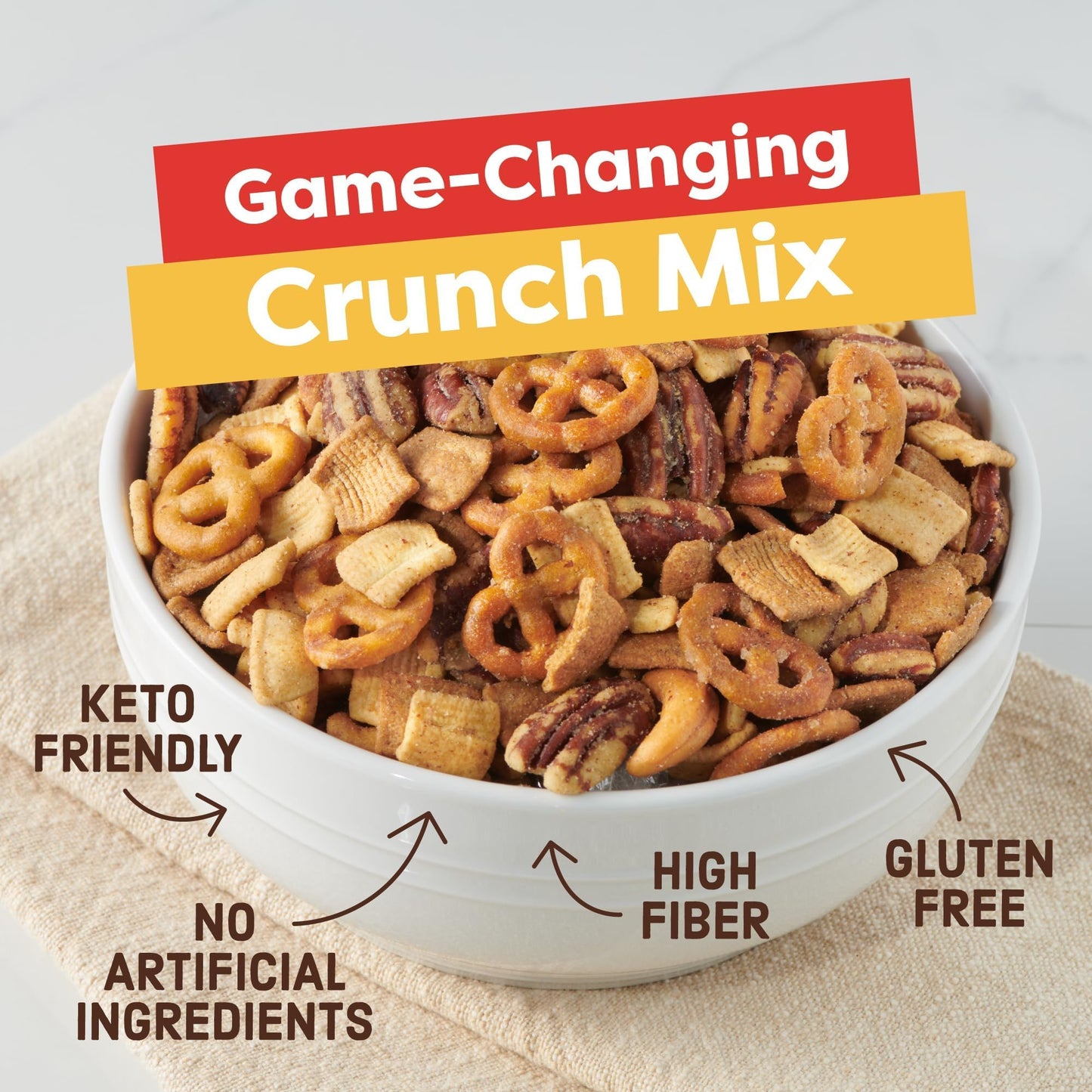 Catalina Crunch Mix Traditional Protein Snack Mix | Low Carb, Protein, Keto Snacks, Pack Of 3