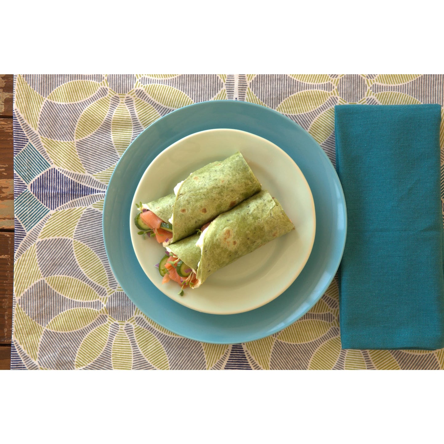Mission Garden Spinach Herb Wraps, Soft Veggie Wraps, 6 Count, Trans Fat Free