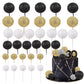 30Pcs Glitter Balls Cake Topper Mini Balloons Cupcake Topper Diy Cake Insert Topper Foam Cake Balls Baking Decoration For Baby S