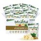 bfruitful Freeze-Dried Pineapple Bites, Gluten Free, Vegan, 12-Pack, 0.56 oz Single-Serve Snack Packets