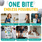 Savage Snacks Go Pineapple Coconut Whole Food Prebiotic 9G Protein Balls & Bites - Convenient On-The-Go Tasty Protein Snacks - High-Protein, Gluten-Free, Grain-Free & Flavored By Nature
