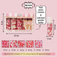 Confect Pink Mini Roses & Lips I Silver Hearts & Vermcelli And White Pearls | Sprinkles For Baking & Cake Decorative | Baby Show