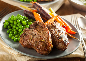 New York Steak & Seafood American Loin Lamb Chops - Handcut And Trimmed Frozen Loin Lamb Chops (16 Chops, 5Oz.)