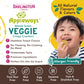 Veggie Crispy Crackers, All-Natural Individually Wrapped Whole Grain Healthy & Crispy Vegetable Crackers, Made in USA, 108 Count