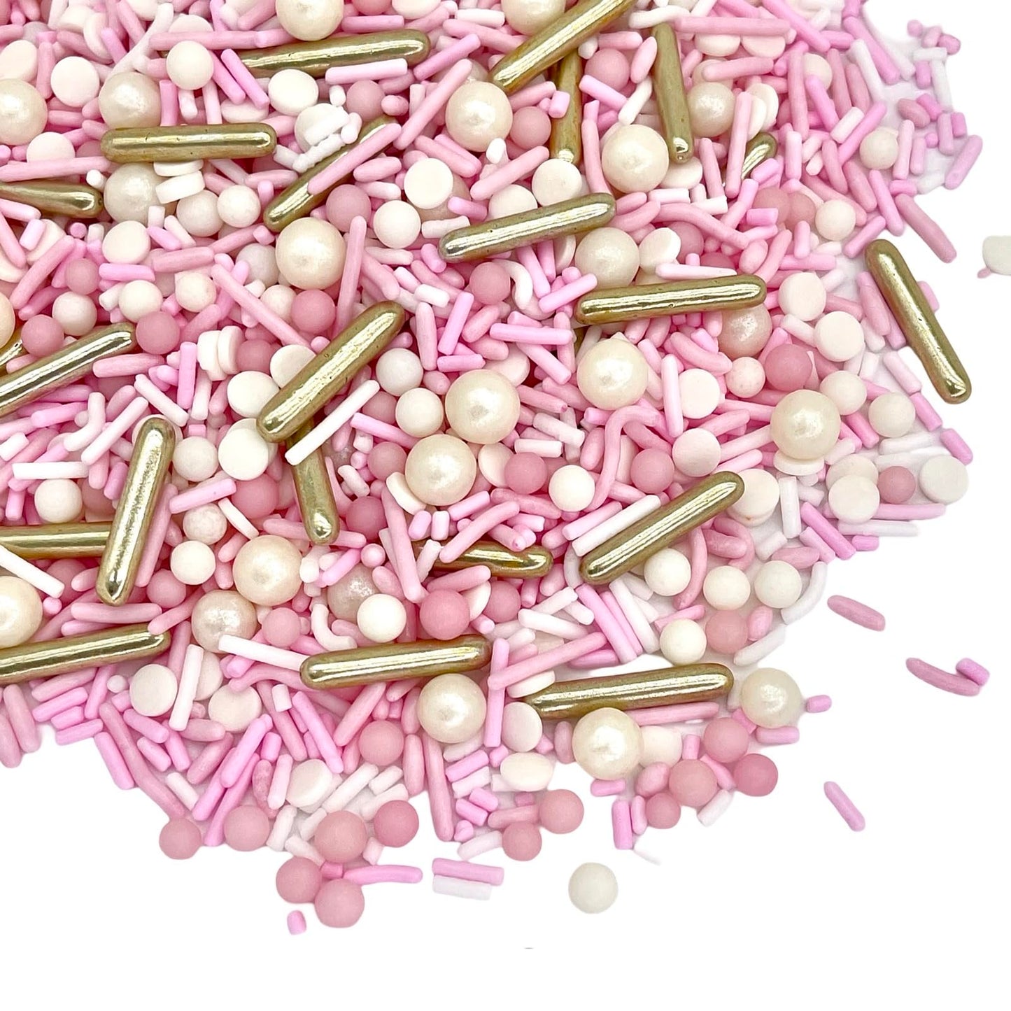 Manvscakes, Pink Sprinkles, Valentines, Cake Sprinkles, Gold Sprinkles, Cookies, Chocolate, Fondant, Princess Topping, Ice Cream, Edible, Dessert Decoration (Rose)