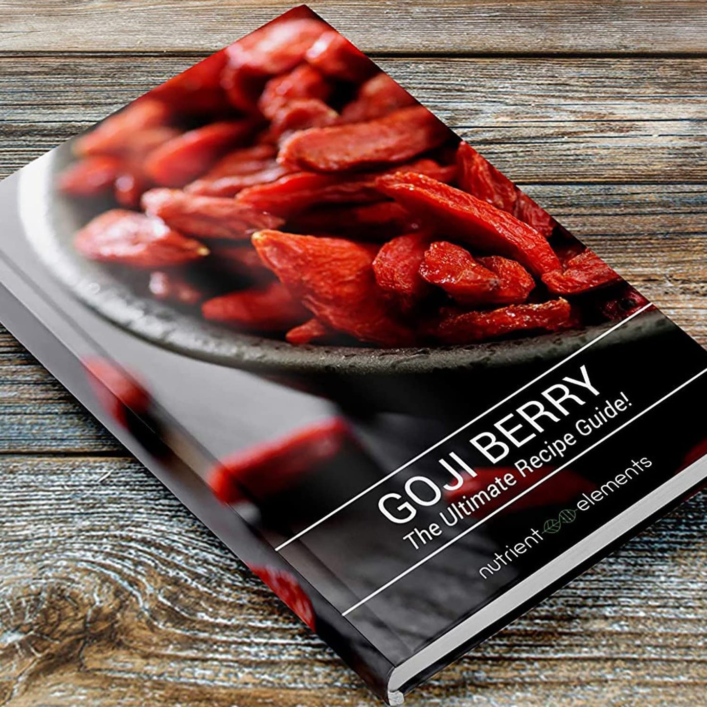 Nutrient Elements Goji Berries - 0.5 Lb/8 Oz. Certified Usda Organic, Raw, Sun-Dried, Hand-Picked, Usa Lab Tested - Resealable Bag - Extra Large Size Berries - No Additives - Free Recipe Book