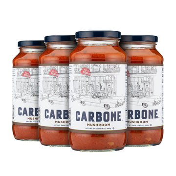 Carbone Mushroom Marinara Pasta Sauce | Tomato Sauce Made With Fresh & All-Natural Ingredients | Non Gmo, Vegan, Gluten Free, Lo