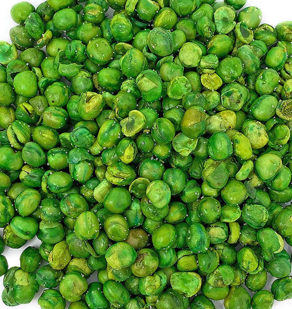 Sweetgourmet Green Peas Gluten-Free Healthy Snack, 1-Pound Resealable Bag, Air-Fried Crunchy And Lightly Sea Salted