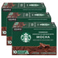Starbucks Mocha Flavored Coffee K-Cup Pods, 10 Count (Pack of 3)