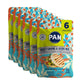 P.A.N. Multi Grains & Seeds Mix, Pre-cooked Gluten Free Flour with Chia, Sesame & Quinoa, 16 oz (Pack of 6)