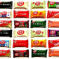 Konbini Japan - 24 Mini Japanese KitKat Chocolate Variety Pack Assortment (12 Flavors X2) Authentic Candy Snacks Wafer Sweets Gift - 24 Cute Small Size