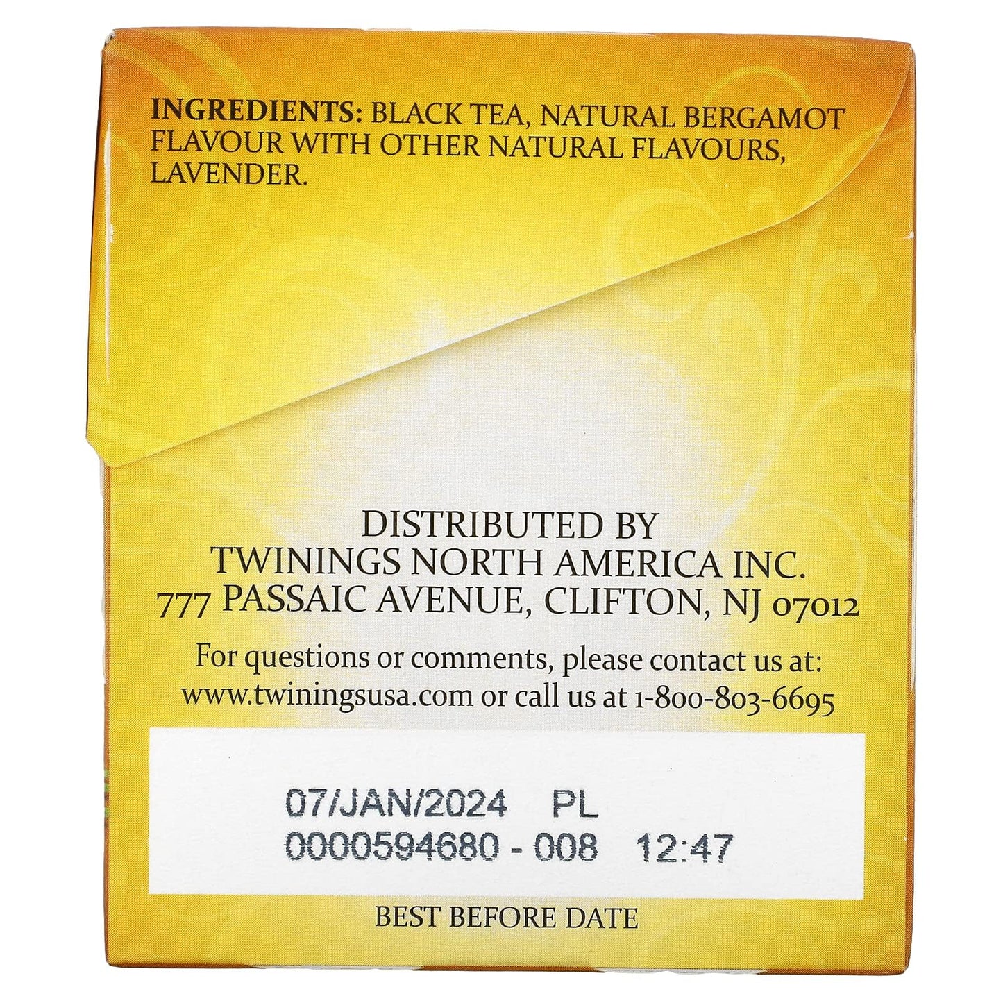 Twinings Tea, Earl Grey Lavender, 20 Count (Pack Of 6)
