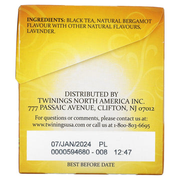 Twinings Tea, Earl Grey Lavender, 20 Count (Pack Of 6)
