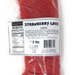 Kervan Candy Bebeto Strawberry Licorice Laces - Red Shoestring Licorice Laces For Braiding, Decorating Baked Goods & Making Knot