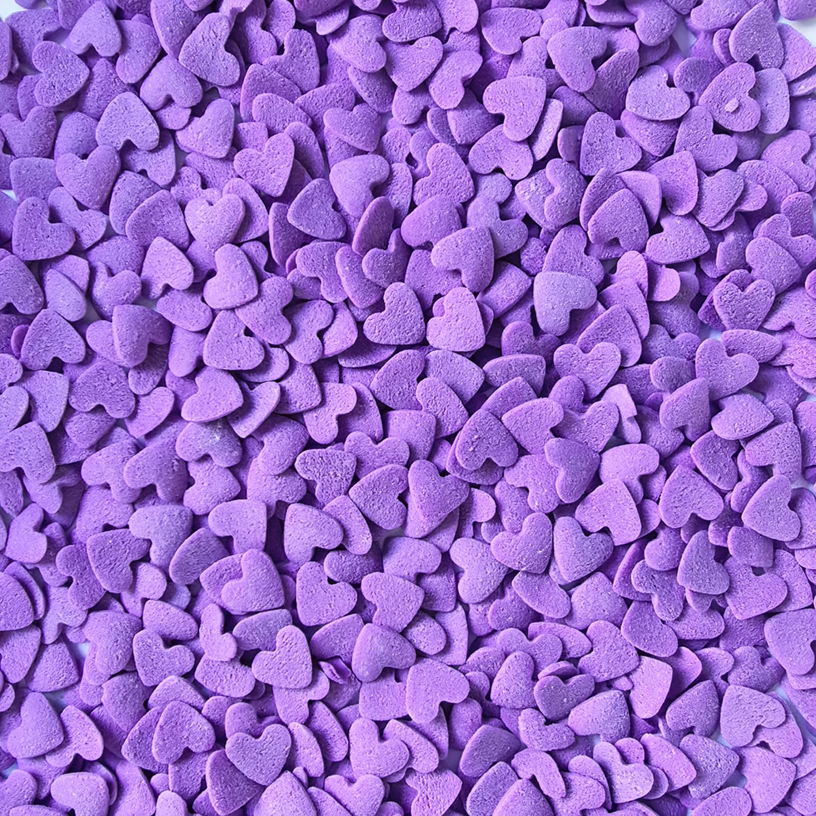 Purple Hearts Sprinkles Cupcake Cake Decoration Cake Cookie IceCream Donut 3.4oz