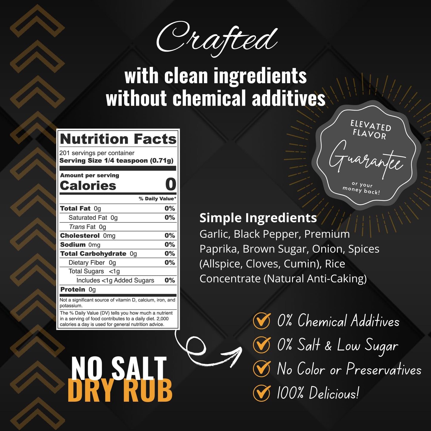 Shake to Elevate No Salt BBQ Dry Rub - 5 Ounce Shaker - All Natural Ingredients, Heart Healthy Seasoning