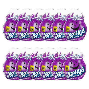 Kool Aid Liquid Concentrate Drink Mix, 1.62 Fluid Ounce (Grape, Pack - 12)