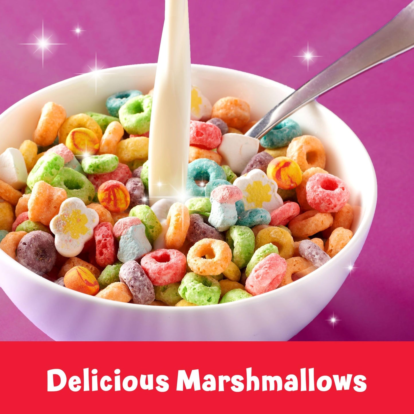 Kellogg s Froot Loops Kids Breakfast Cereal, Variety Pack, Froot Loops and Froot Loops with Marshmallows, 10.1 Ounce (Pack of 4