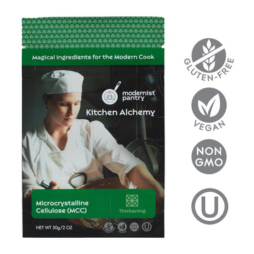 Modernist Pantry Pure Microcrystalline Cellulose (MCC) Powder - Non-GMO, Gluten-Free, Vegan, OU Kosher Certified - 50g/2oz
