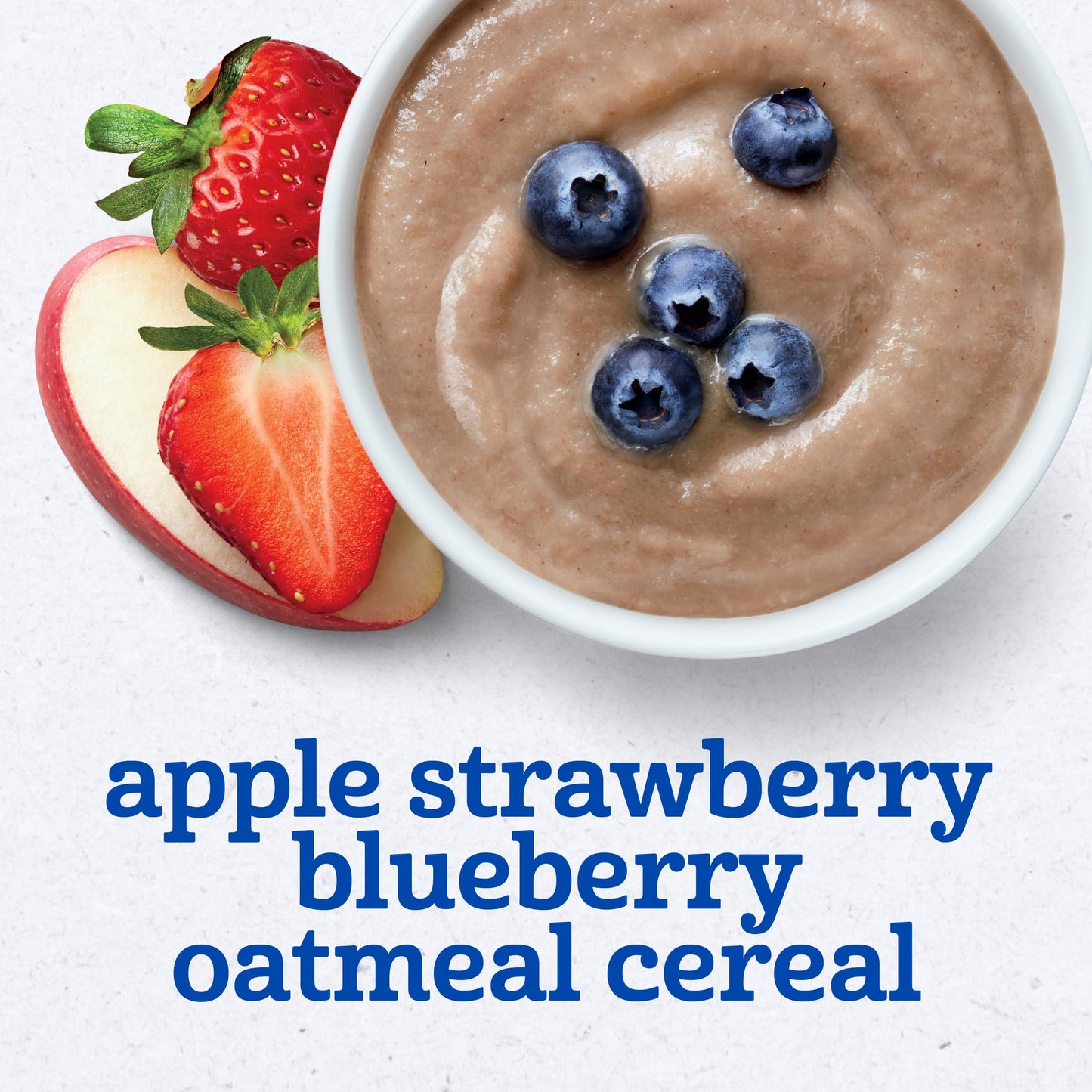 Gerber Baby Food 2Nd Foods, Mixed Cereal, Apple, Strawberry & Blueberry With Mixed Cereal Puree, 4 Ounce Tubs, 2-Pack (Pack Of 8