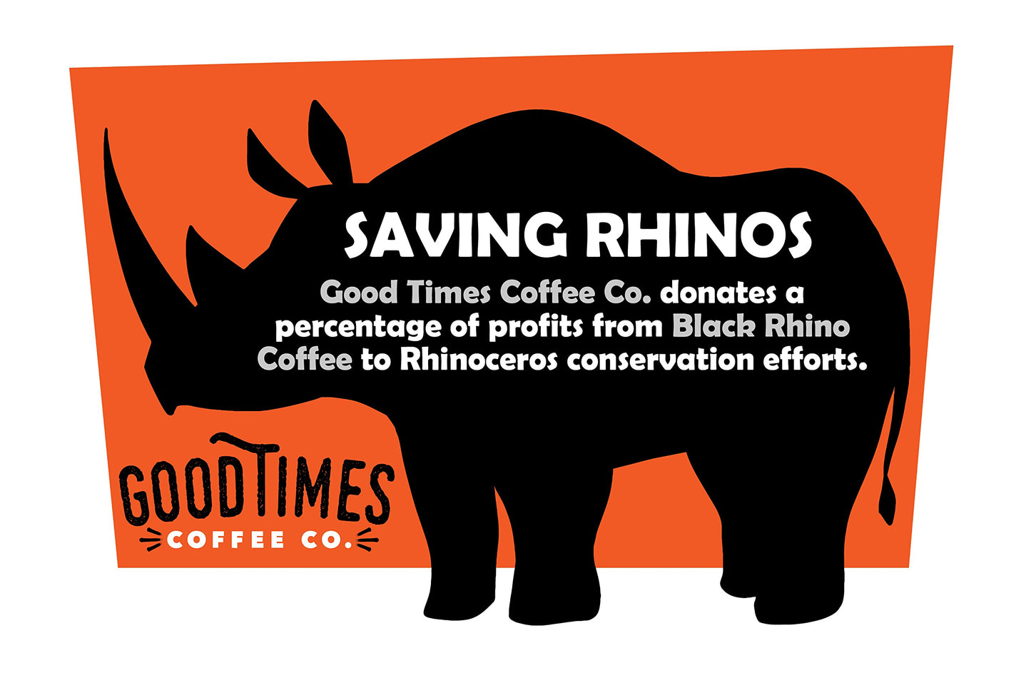 Good Times Coffee Co. Black Rhino Espresso Roast Coffee Pods, 12 Count (Pack of 3), Coffee