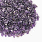 Orientrea 1.1Lb Natural Crushed Amethyst Crystal Tumbled Chips-Healing Crystals Chips Bulk, Crushed Crystal Gemstones For Crafts