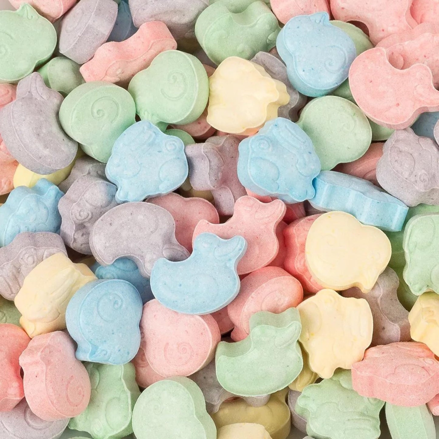 Buha Sweets Easter Candy - Sweettart Chicks, Ducks & Bunnies, Assorted Flavors, 1lb, Approx. 300 Candies, Ideal for Egg Stuffers and Party