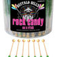 Buffalo Bills Apple (Dark Green) Rock Candy On A Stick (36-ct tub rock candy crystal sticks)