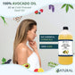 Zatural Organically Grown Avocado Oil 100% Pure Cold Pressed Natural Oil For High Temp Cooking (16Oz)
